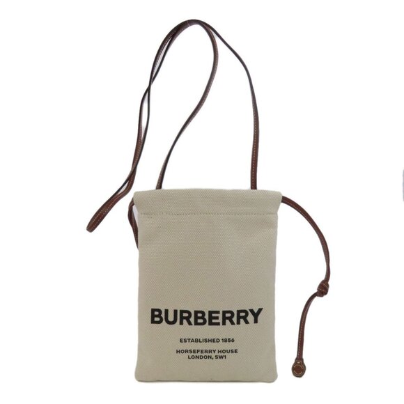 BURBERRY Beige Shoulder Bag - Picture 1 of 11